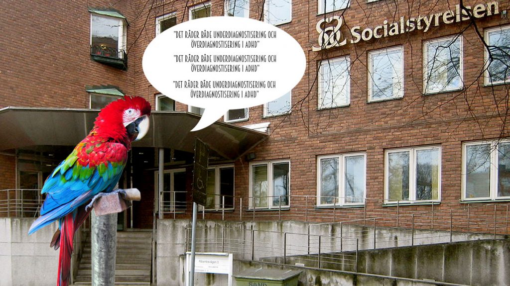 Papegojan på Socialstyrelsen