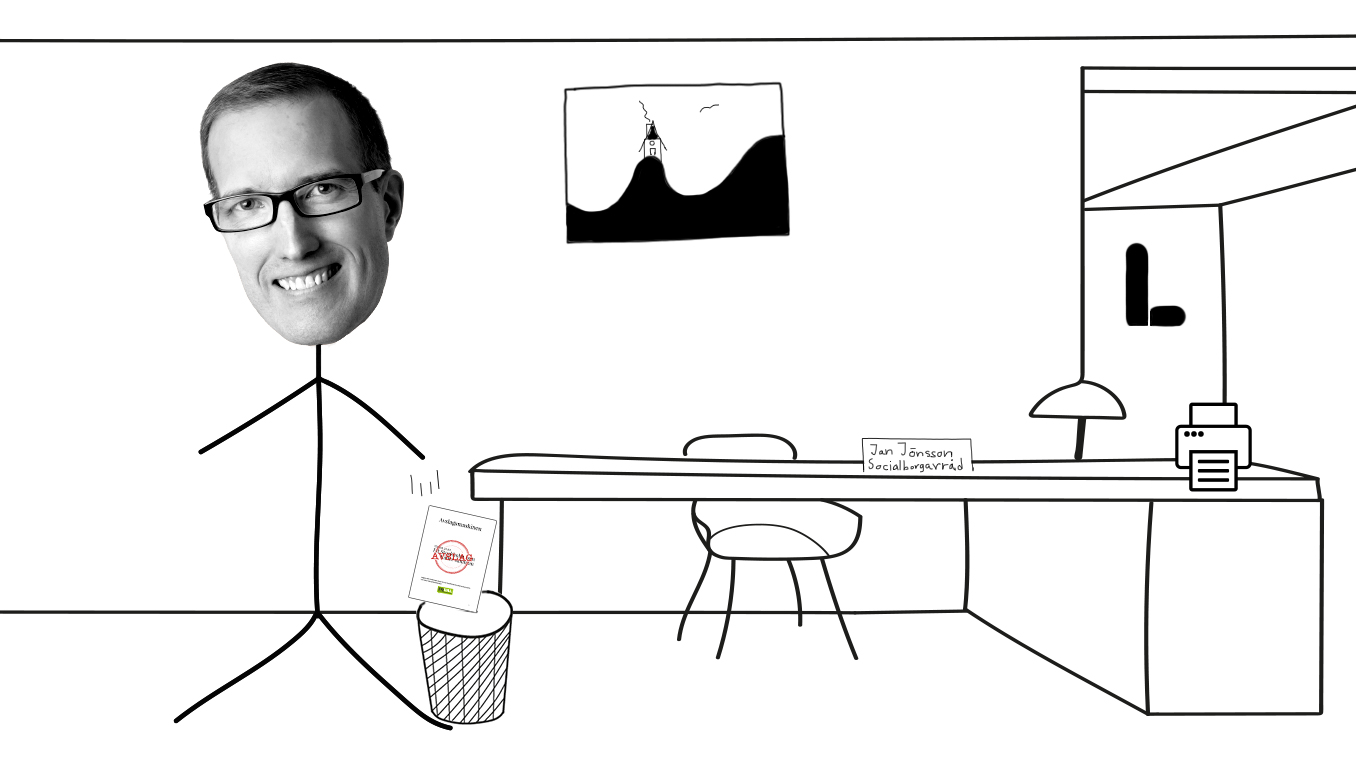 Är Jan Jönsson socialborgarrådet stadens behövande behöver?