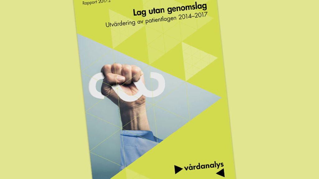 Patientlagen - lag utan genomslag enligt Vårdanalys rapport