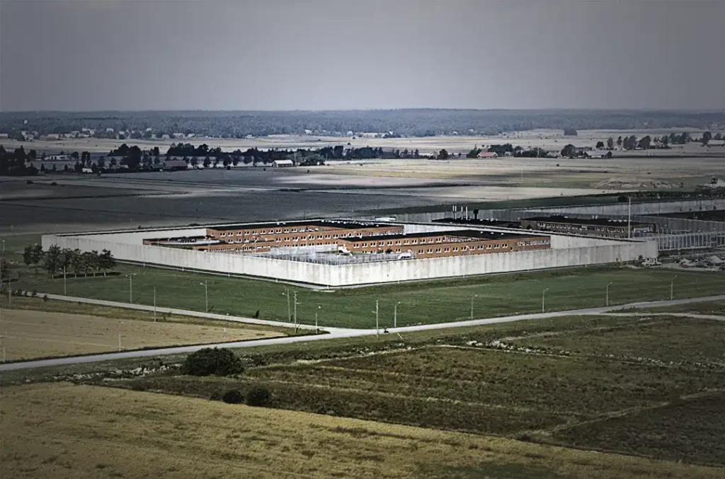 flygfoto över anstalten Kumla
