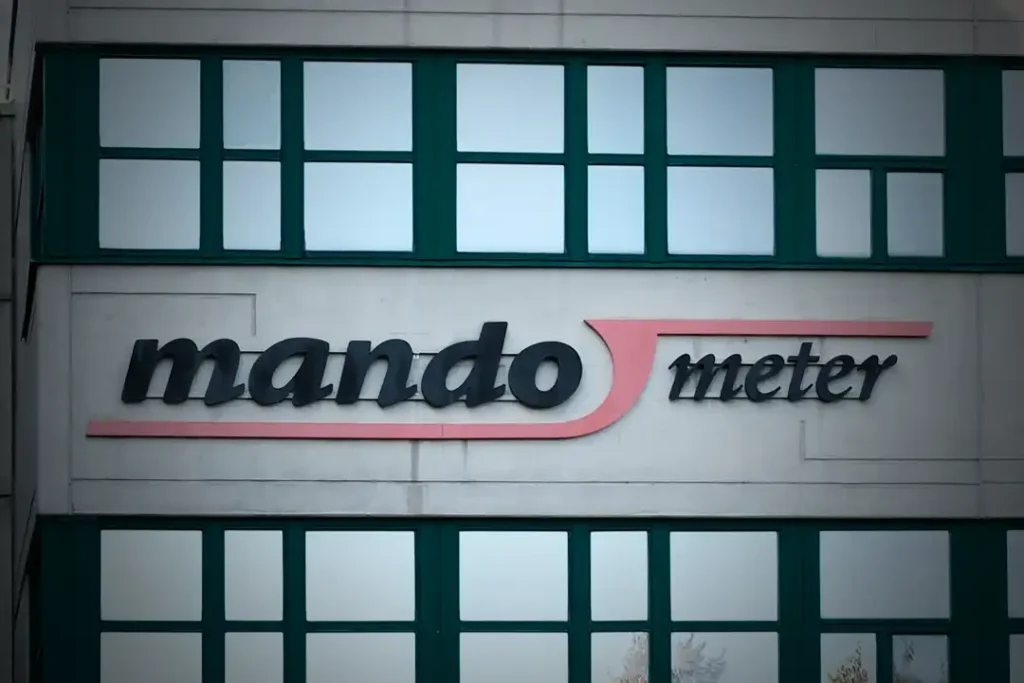 Mandometer fasaden i Flemmingsberg/Huddinge