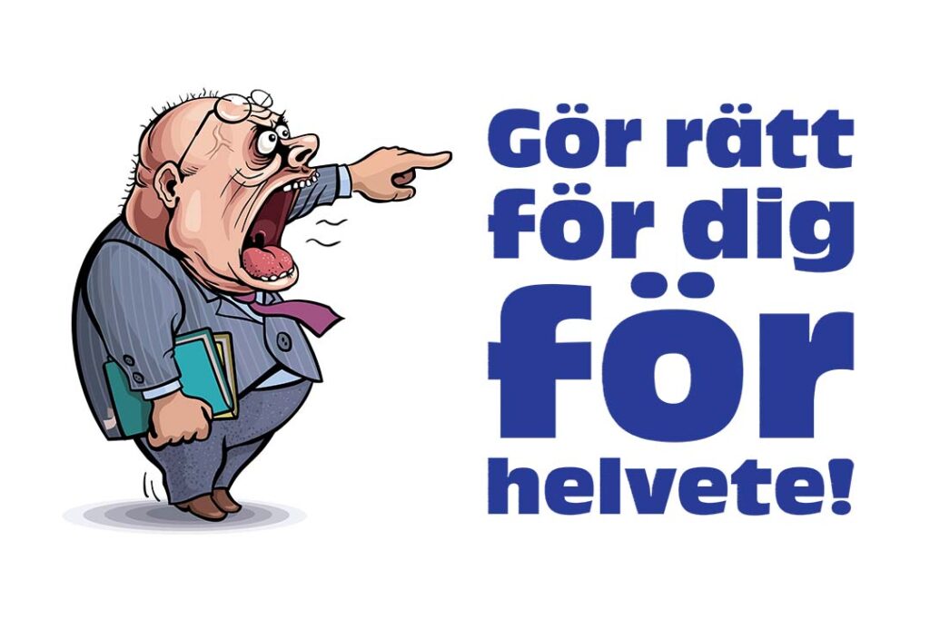 Politiker skriker "Gör rätt för dig för helvete!